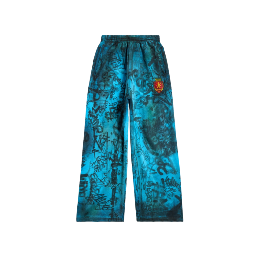 Balenciaga Skater Baggy Sweatpants Blue Sky