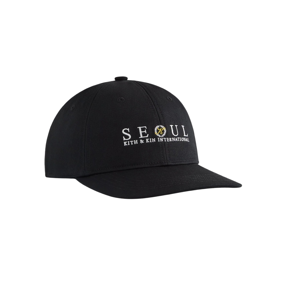 KHM050661-001 Kith Seoul Aaron Cap Black - #2
