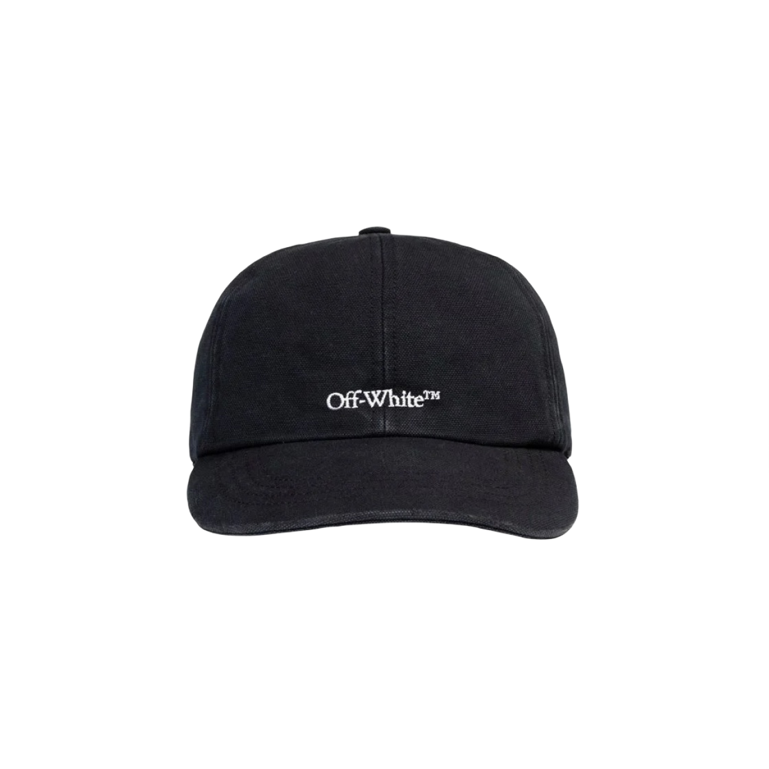 오프화이트 부키쉬 OW 로고 베이스볼캡 블랙(Off-White Bookish OW Logo Baseball Cap Black)