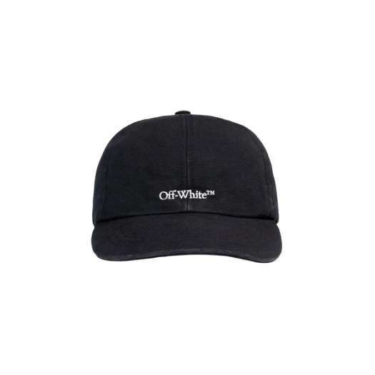 OMLB022R21FAB0061001 Off-White Bookish OW Logo Baseball Cap Black