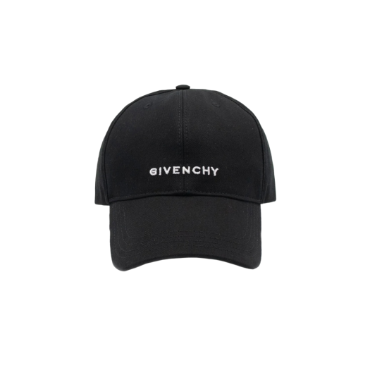 BPZ022P0C4-001 Givenchy Curved Cap with Embroidered Logo Black