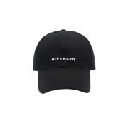 Givenchy Curved Cap with Embroidered Logo Black