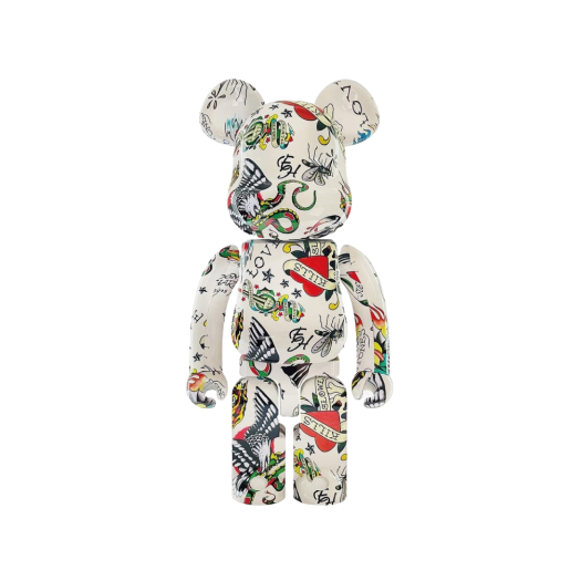 Bearbrick x Ed Hardy Macau 2021 1000%