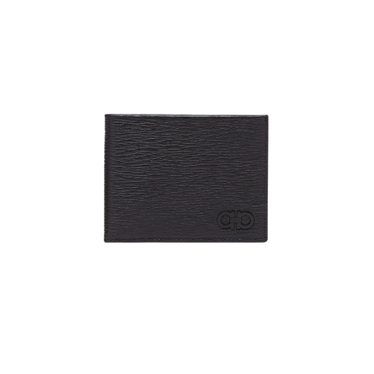 Ferragamo Gancini Wallet Black Rain