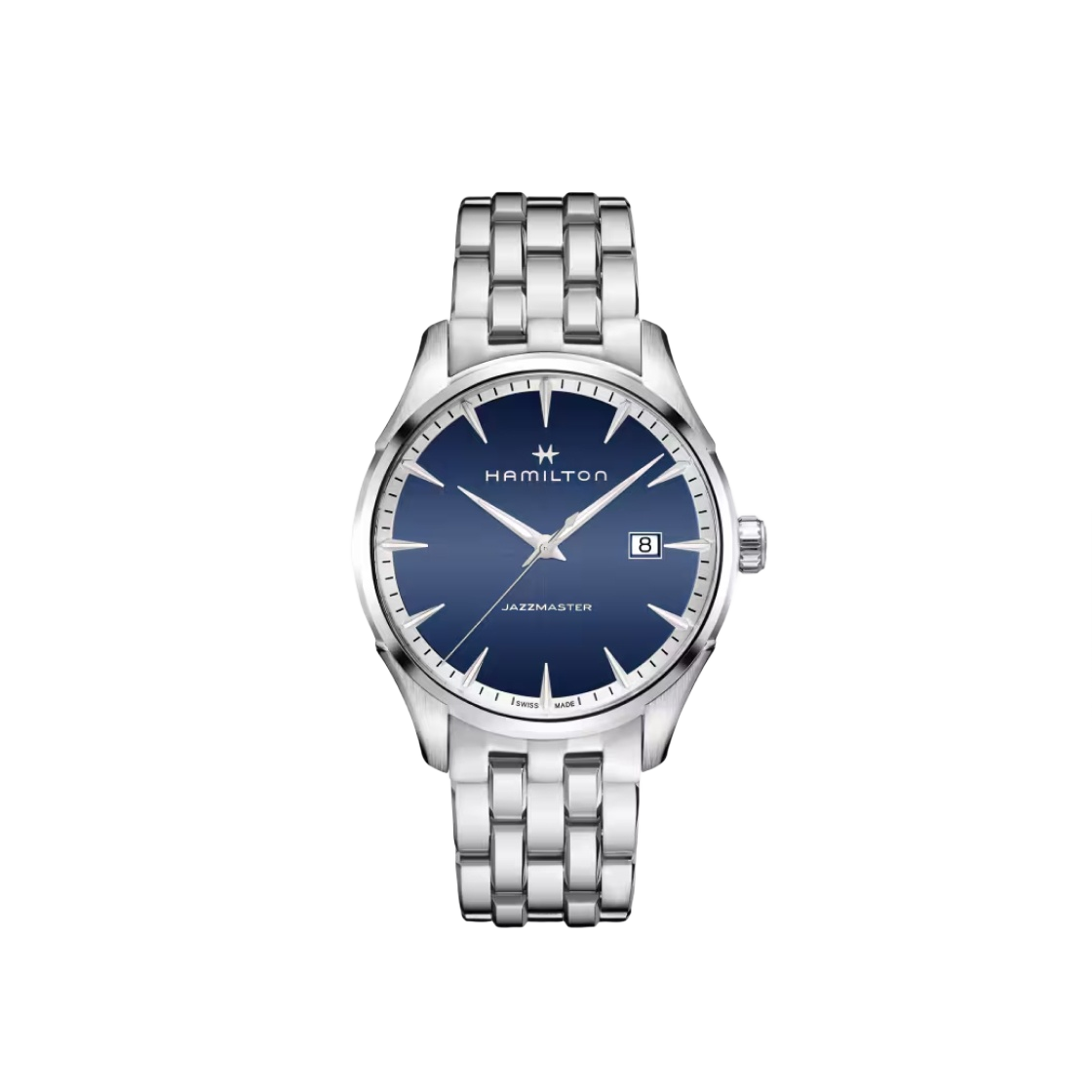 해밀턴 재즈마스터 젠트 쿼츠 40mm 스테인리스 스틸 블루(Hamilton Jazzmaster Gent Quartz 40mm Stainless Steel Blue) - 1