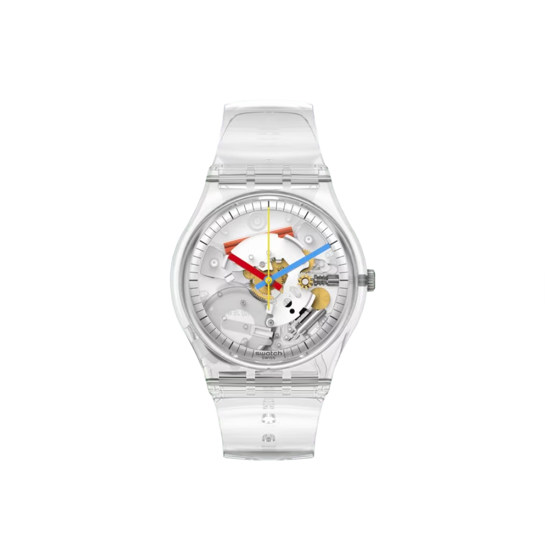 스와치 클리얼리 젠트 쿼츠 투명(Swatch Clearly Gent Quartz Transparent)