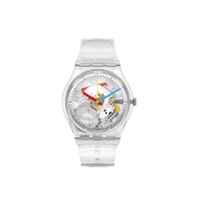 Swatch Clearly Gent Quartz Transparent