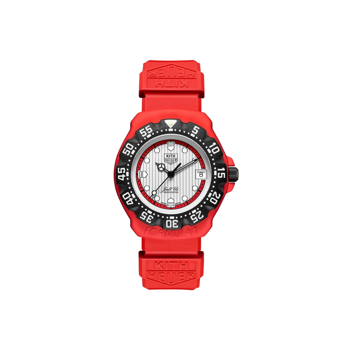 WA126B-BT0006 TAG Heuer x Kith Formula 1 Tokyo Quartz Rubber White