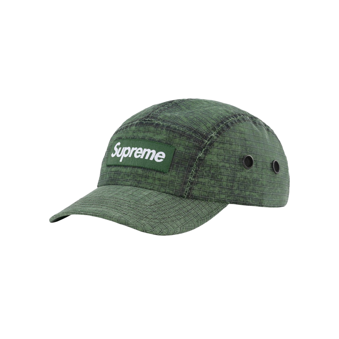 슈프림 디스트레스드 립스탑 캠프캡 그린 - 23FW | Supreme | KREAM