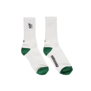 NOS7 Color Combination Main Logo Socks White