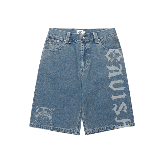パンツ SAINT MICHAEL DENIM SHORTS DAMAGE BLUE L SAINT Mxxxxxx DENIM SHORTS/DAMAGE / BLU