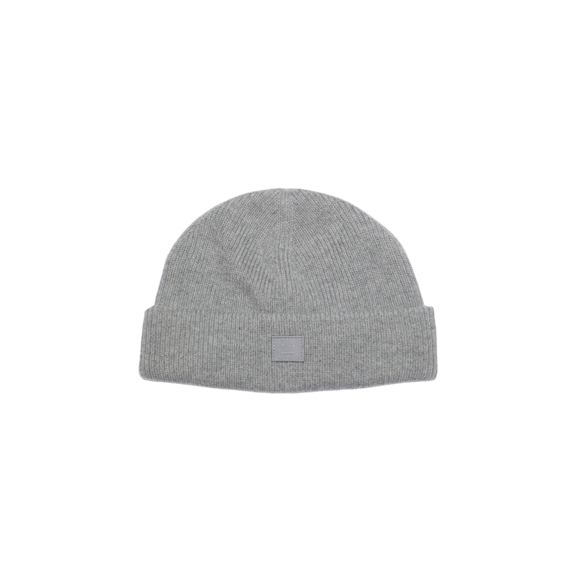 아크네 스튜디오 립드 비니 햇 그레이 멜란지(Acne Studios Ribbed Beanie Hat Grey Melange)