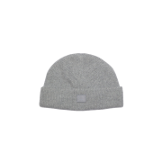 Acne Studios Ribbed Beanie Hat Grey Melange