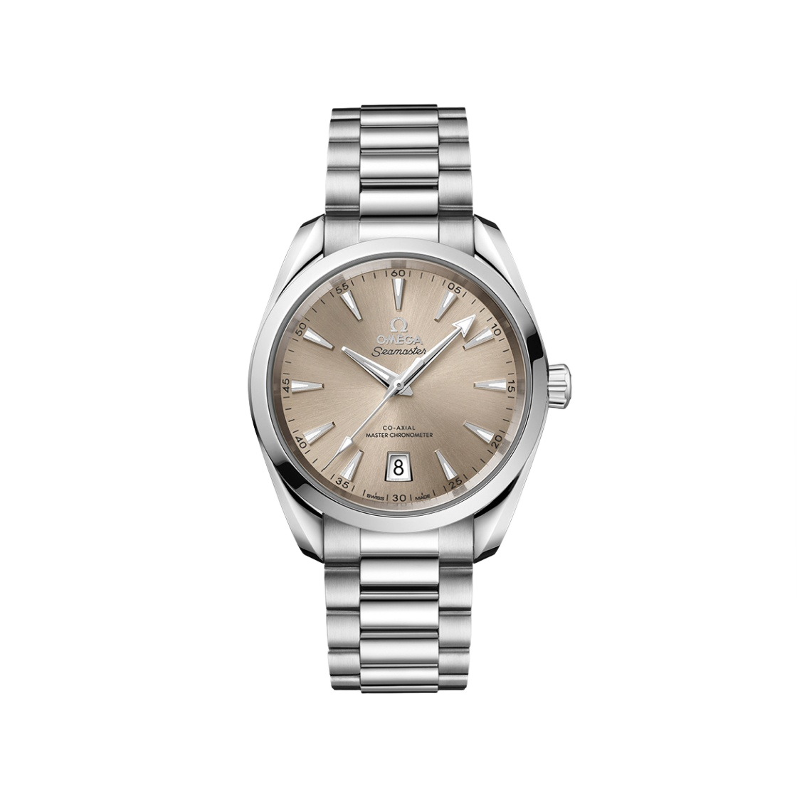 22010382009001 Omega Seamaster Aqua Terra Shades Co Axial Master Chronometer Steel Sandstone