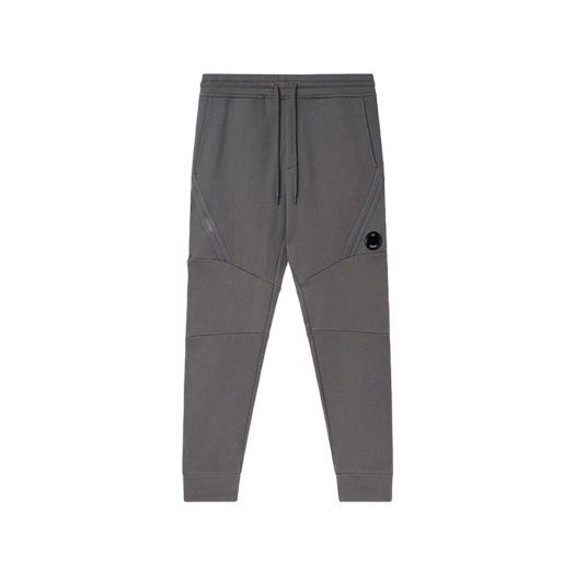 C.P. Company Diagonal Raised Fleece Utility Sweatpants Gargoyle - 21SS
