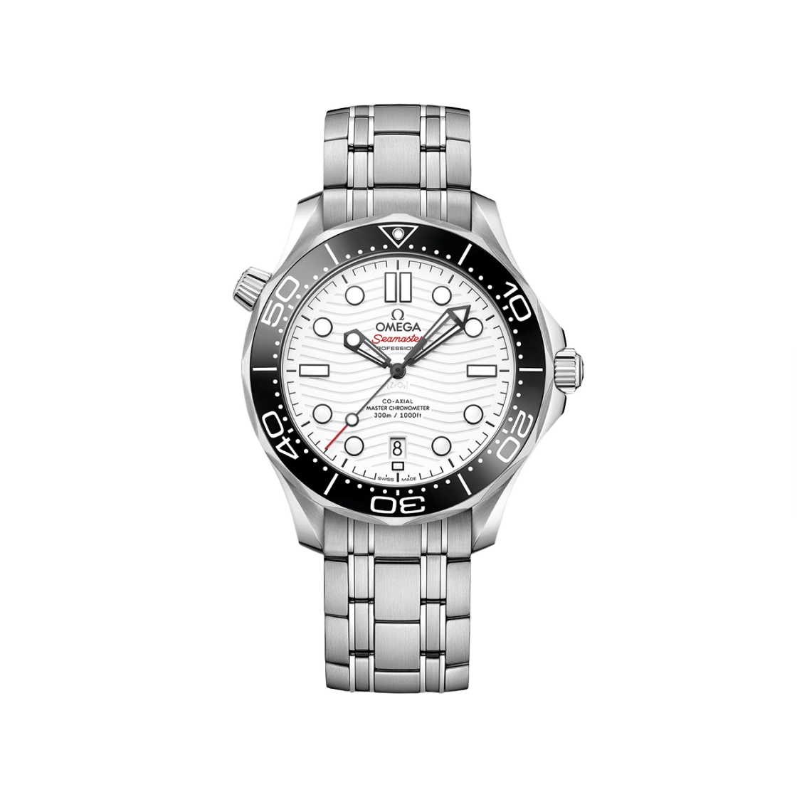 오메가 씨마스터 다이버 300M 코 액시얼 마스터 크로노미터 스틸 화이트(Omega Seamaster Diver 300M Co Axial Master Chronometer Steel White)