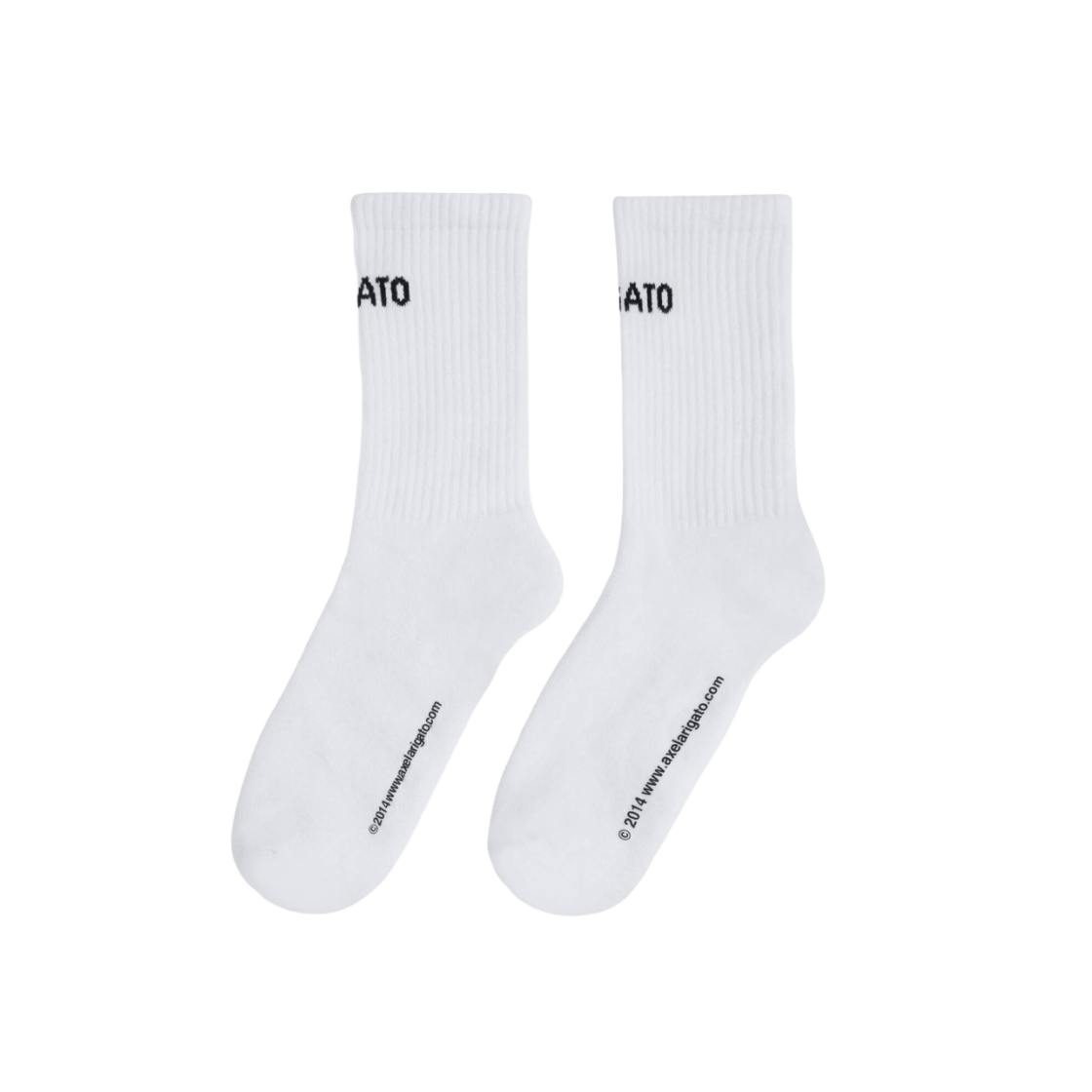 악셀 아리가토 아리가토 로고 튜브 삭스 화이트(Axel Arigato Arigato Logo Tube Socks White)