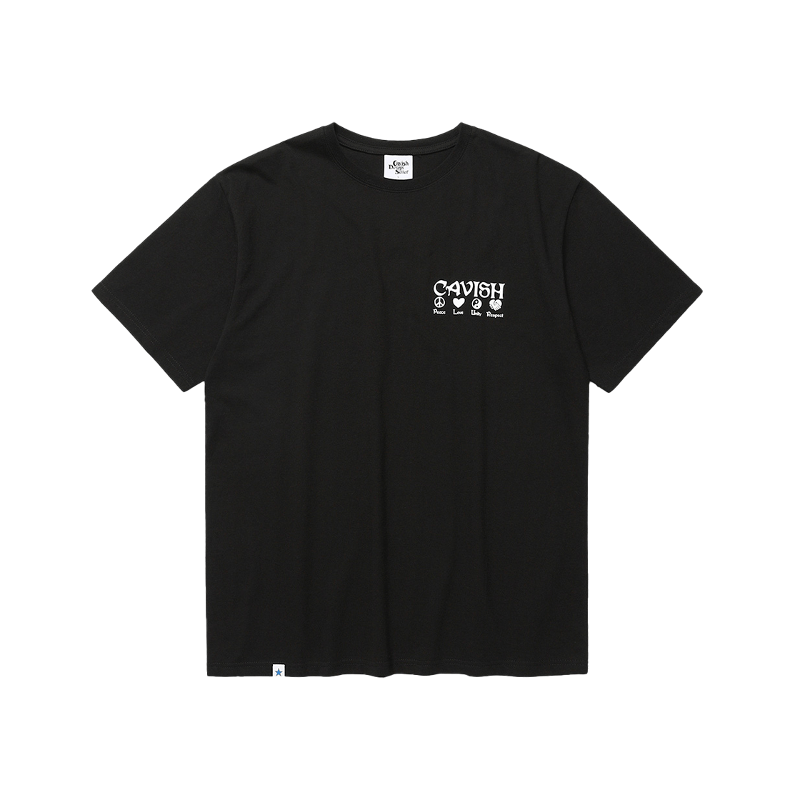 카비시 플러 로고 숏슬리브 티셔츠 블랙(CAVISH Plur Logo SS Tee Black) - 2
