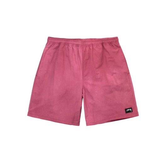 Stussy Wave Dye Nylon Shorts Berry