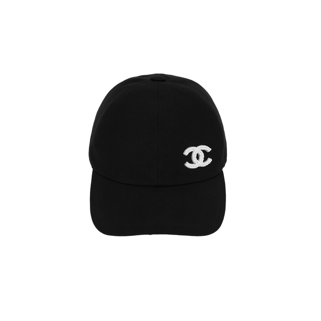 (W) 샤넬 캡 코튼 글래스 펄 & 블랙((W) Chanel Cap Cotton Glass Pearls & Black) - 2