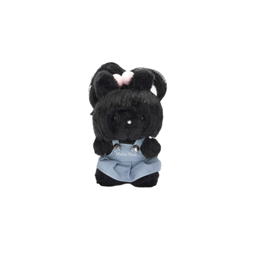 Matin Kim Y2K Idol Black Bunny Toy Keyring Black - Lotte Myeongdong Main Exclusive