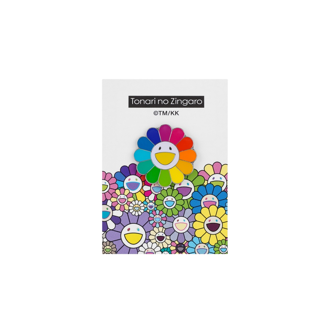 카이카이키키 플라워 핀 레인보우 & 화이트(Kaikai Kiki Flower Pin Rainbow & White)