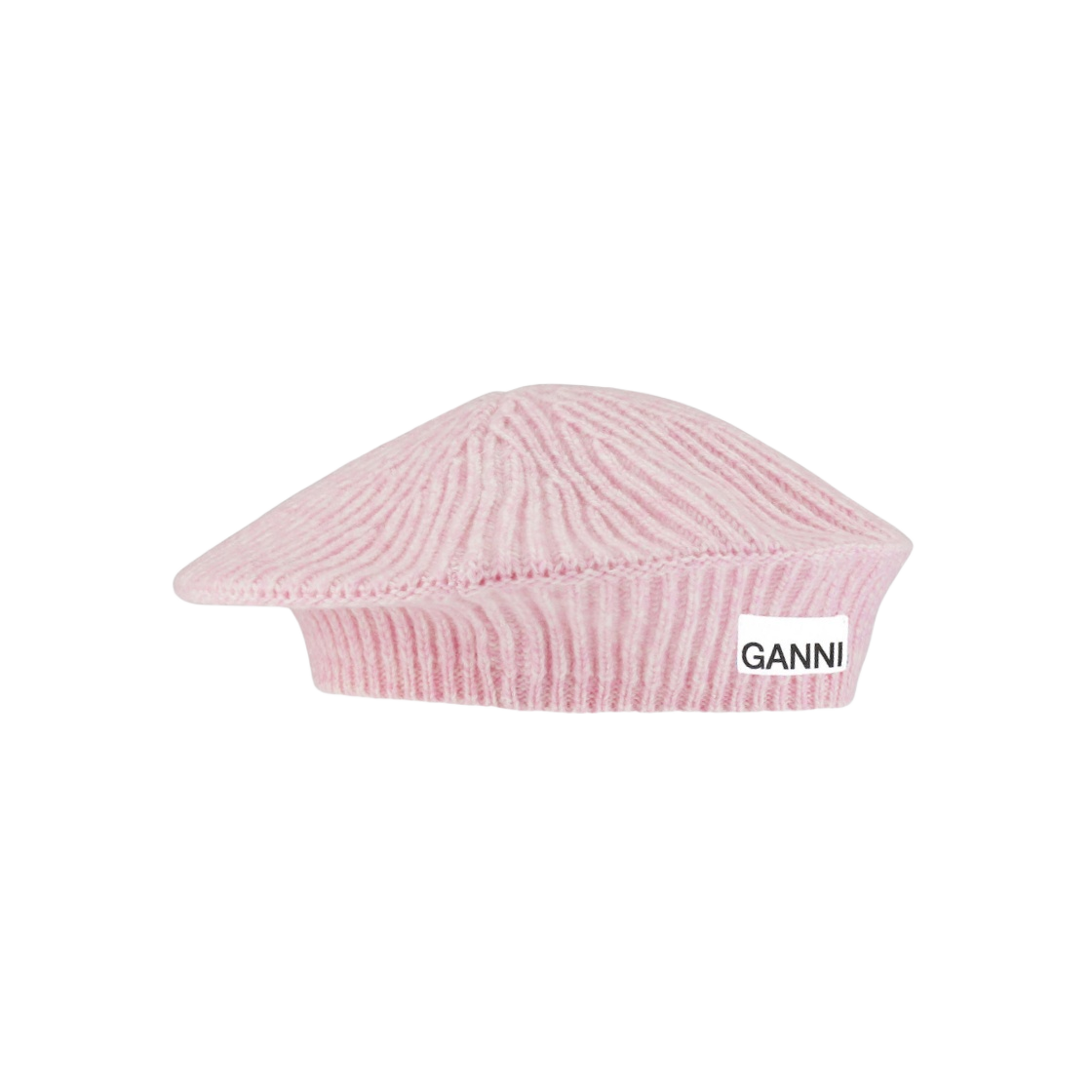 A4430-395 (W) Ganni Wool Beret Lilac Sachet - 대표 이미지 #1