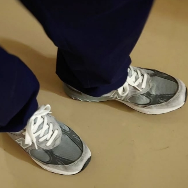 New Balance 993 Made in USA Grey - D Standard 착용 스타일