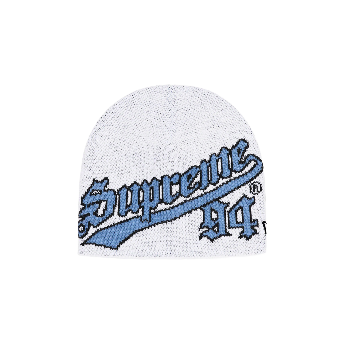 슈프림 뉴에라 스크립트 비니 화이트 - 22FW(Supreme New Era Script Beanie White - 22FW) - 1