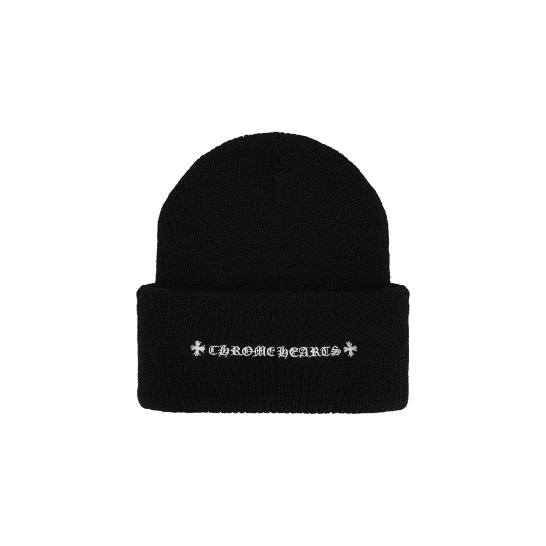 - Chrome Hearts Wool Beanie Black White - #2