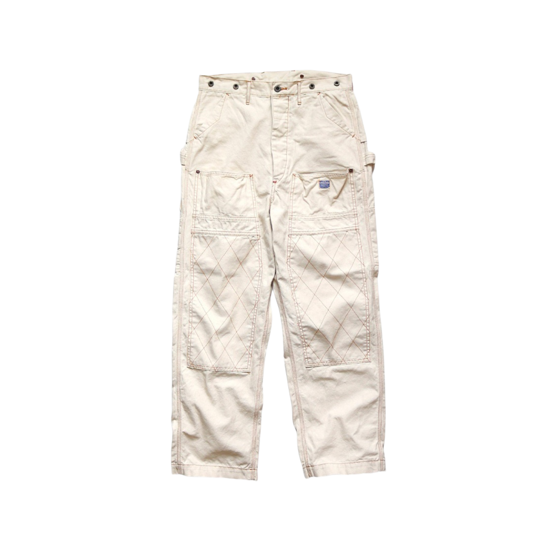 캐피탈 씬 캔버스 럼버 팬츠 블랙 | Kapital | KREAM