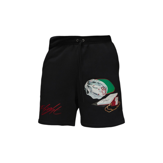 Jordan Flight Artist Series By Jacob Rochester Fleece Shorts Black - Asia