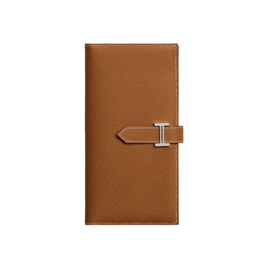 Hermes Bearn Wallet Epsom & Palladium Gold