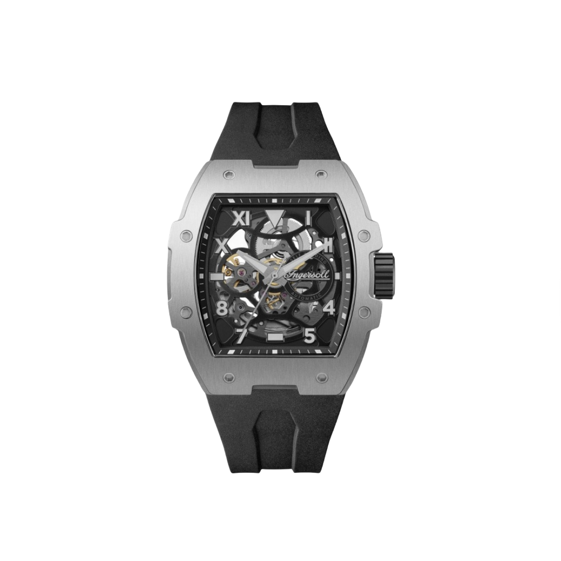 I15301 Ingersoll Play 45.5mm I15301 Automatic Stainless Steel Silver Black Black Dial