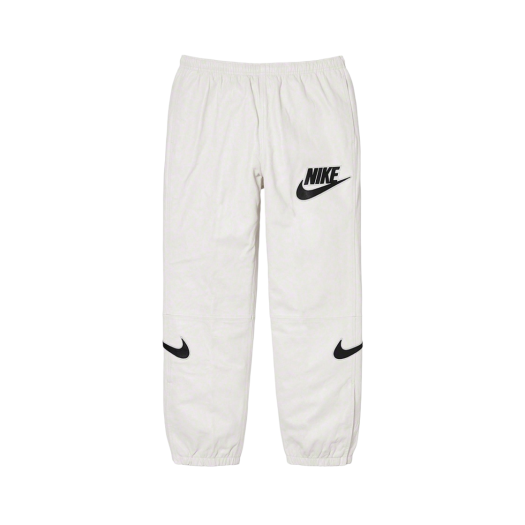 Supreme x Nike Leather Warm Up Pants White - 19FW