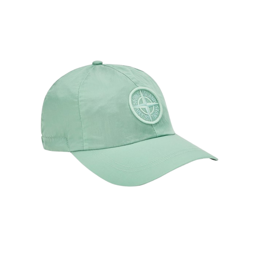 Stone Island 99576 Nylon Metal 6-Panel Cap Light Green - 23FW