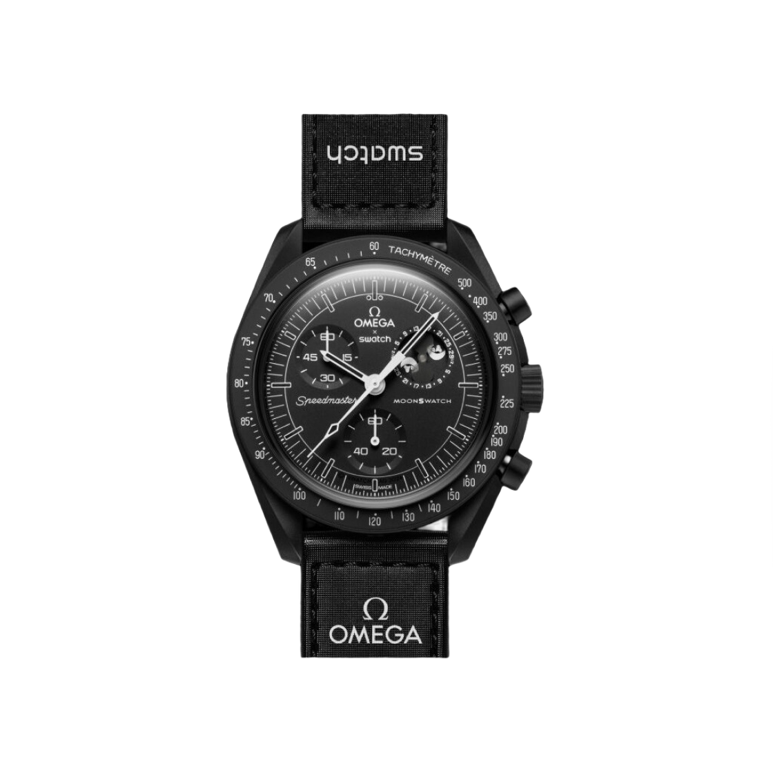 스와치 x 오메가 x 스누피 바이오세라믹 문스와치 미션 투 더 문페이스 뉴 문(Swatch x Omega x Snoopy Bioceramic Moonswatch Mission To The Moonphase New Moon)