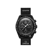 Swatch x Omega x Snoopy Bioceramic Moonswatch Mission To The Moonphase New Moon