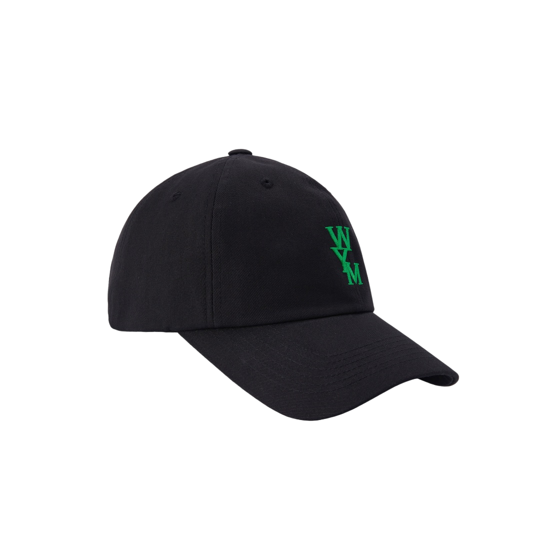 W221AC51996B Wooyoungmi Green Logo Ball Cap Black - 22SS - #2