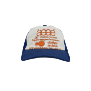 Aeae Web Logo Mesh Cap Blue Orange