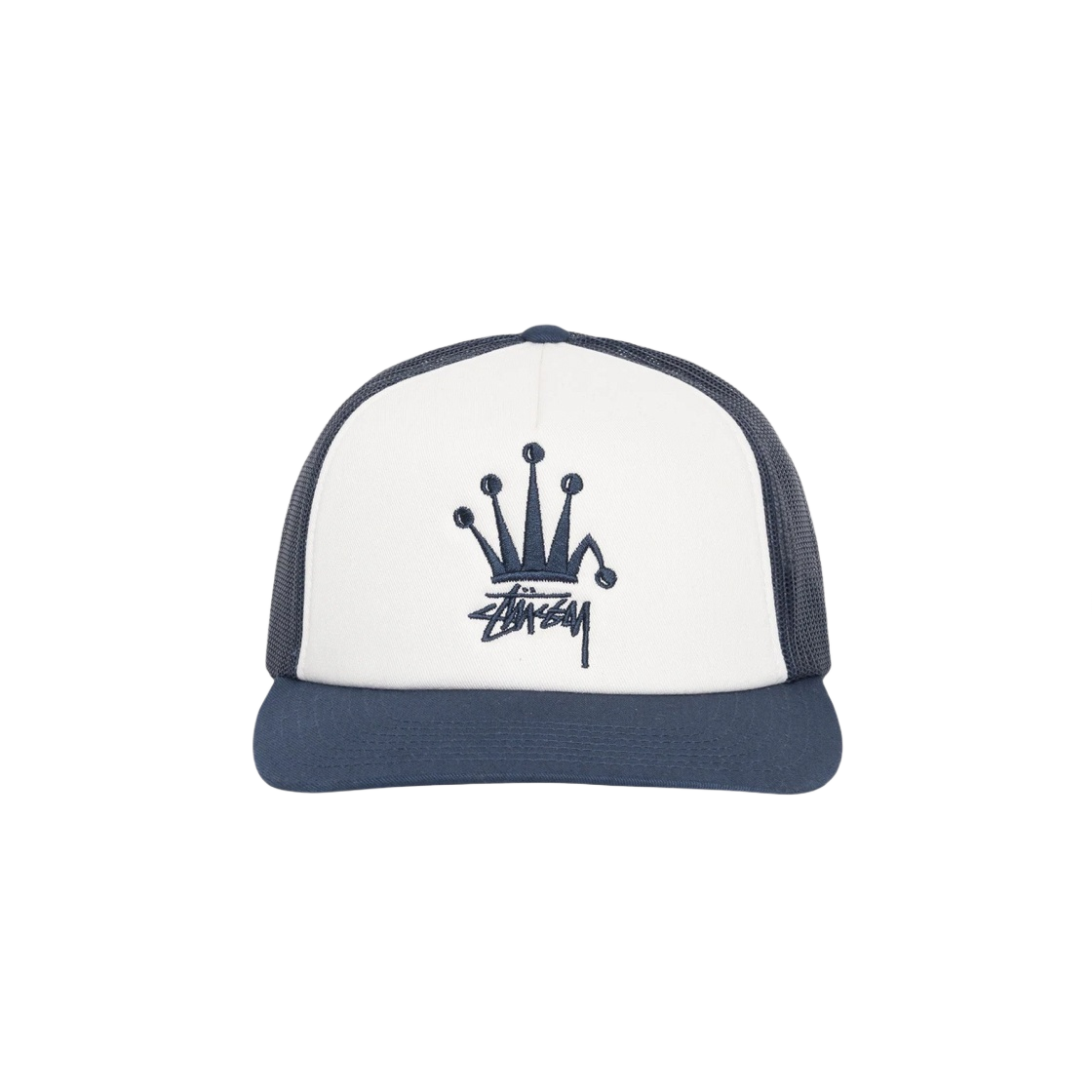 스투시 크라운 스탁 트러커 캡 네이비(Stussy Crown Stock Trucker Cap Navy) - 2