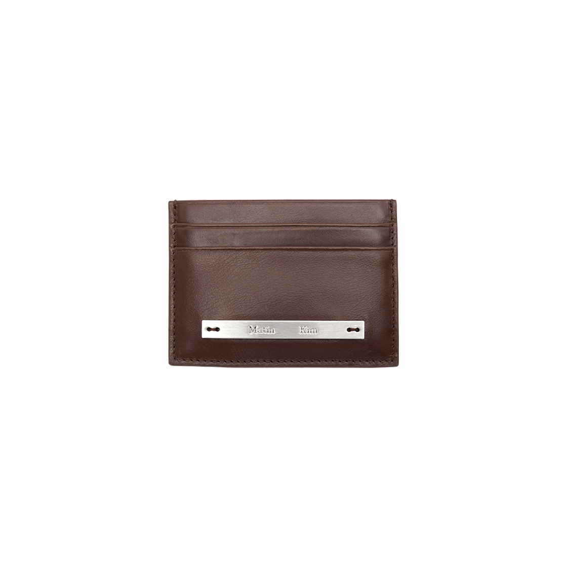 ●Matin Kim●VINTAGE CARD WALLET IN BLACK Matin Kim Vintage Card Wallet Black - SS25 - US