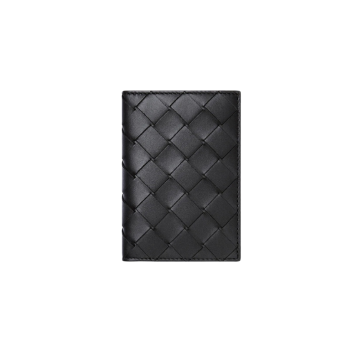 Bottega Veneta Flap Card Case Black