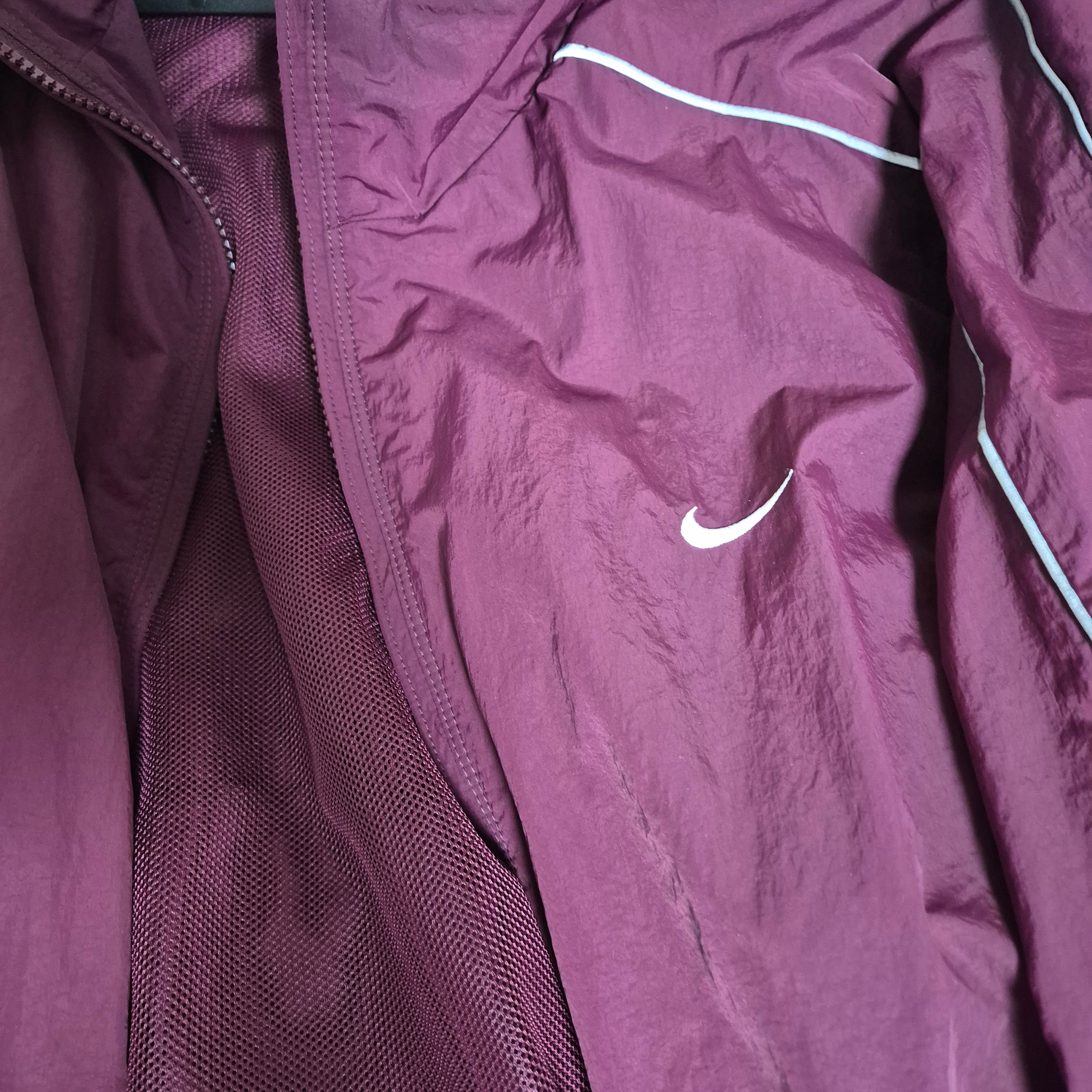 Nike NSW Solo Swoosh Woven Track Jacket Night Maroon - Asia 착용 스타일