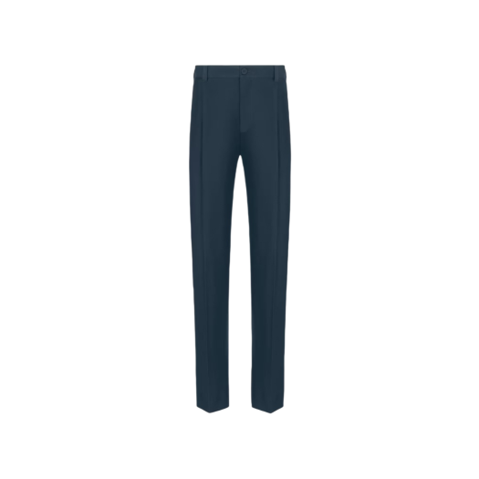 Dior x Denim Tears Dior Tears Cotton Twill Wide Leg Pants Navy Blue