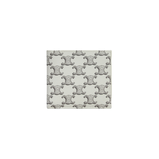 Celine Bi-Fold Wallet in Triomphe Canvas Tan Ecru