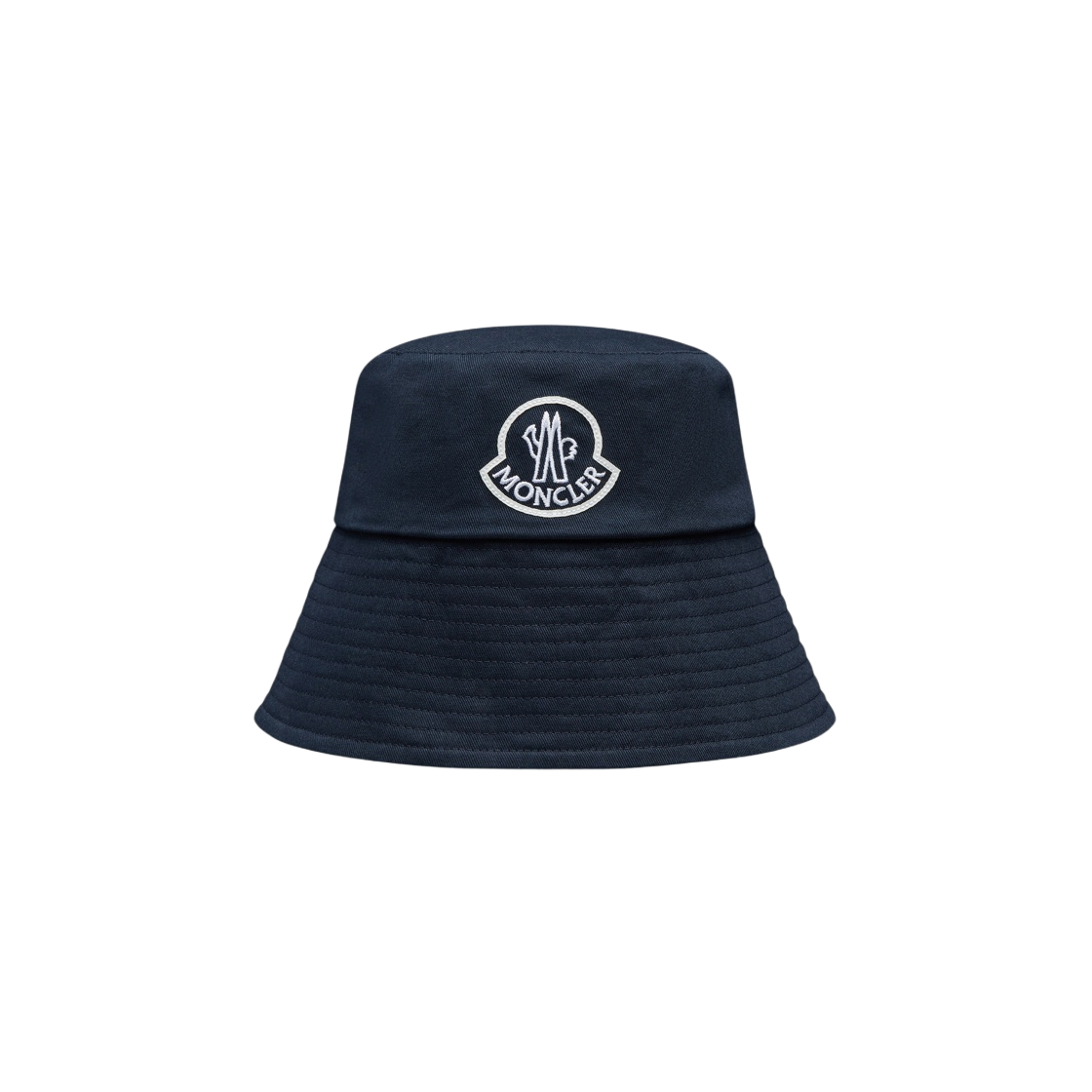 (W) 몽클레르 자수 로고 버킷햇 네이비 블루 - 23SS((W) Moncler Embroidered Logo Bucket Hat Navy Blue - 23SS) - 1