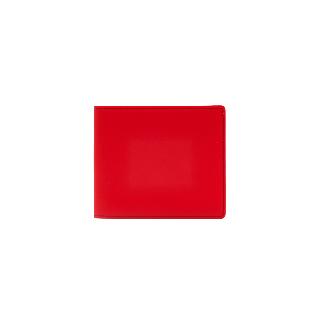 S35UI0435P0322T4033 Maison Margiela Rubber Leather Bi-Fold Wallet Red - #3