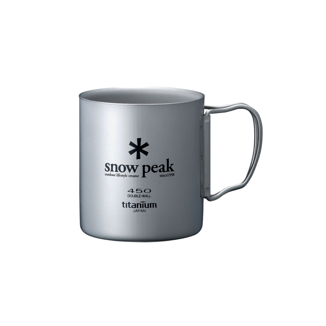 스노우 피크 티타늄 더블 머그 450(R)(Snow Peak Titanium Double Mug 450(R))