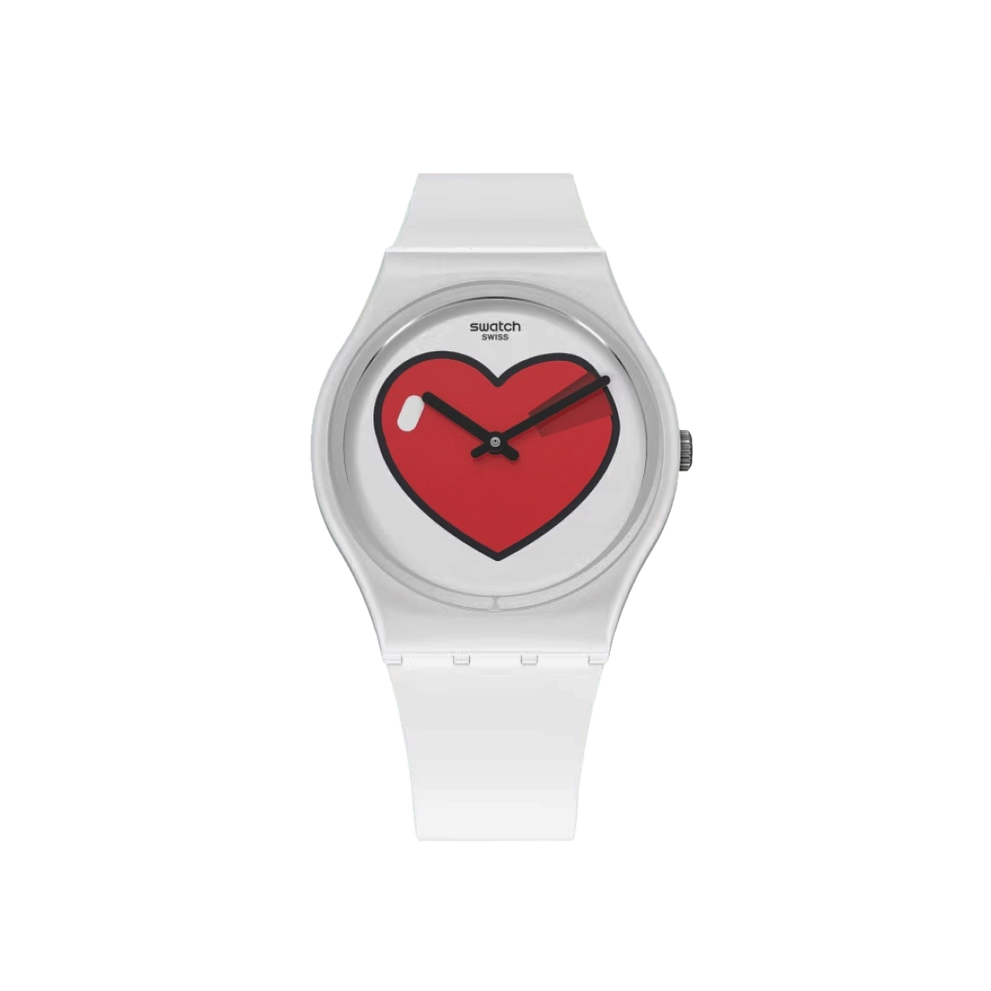 GW718 Swatch Love O Clock Quartz White